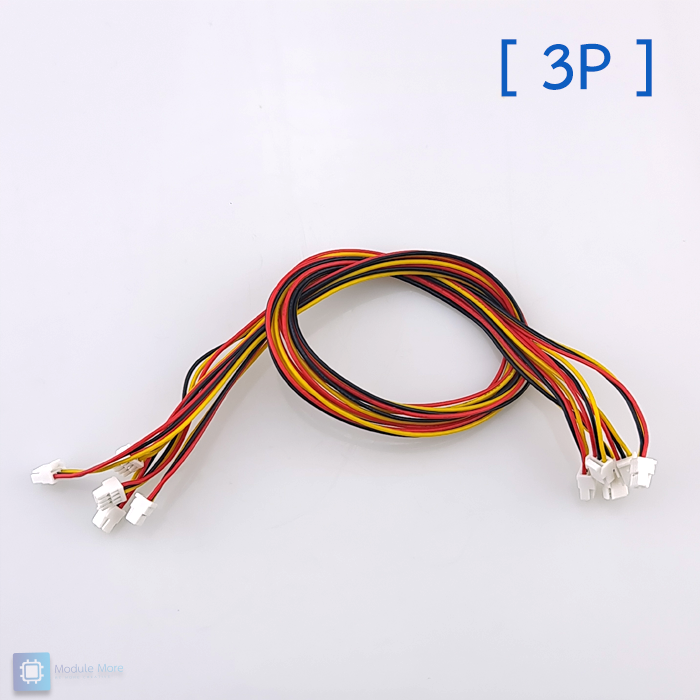 [5 เส้น] หัวต่อ JST GH1.25mm สองหัว ยาวราว 30cm 2P/3/4/5/6P double head 1.25mm spacing electronic wire with lock terminal wire