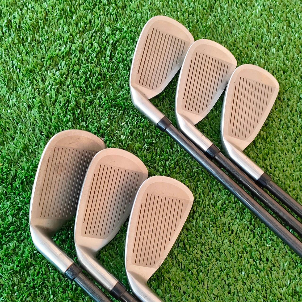 ชุดเหล็ก YONEX REKIN SUPER 03 มีเหล็ก 3,4,5,6,9 เเละ SW ** ขาดเหล็ก 7 กับ เหล็ก 8 เเละ PW ** ก้าน YONEX HGS 4000