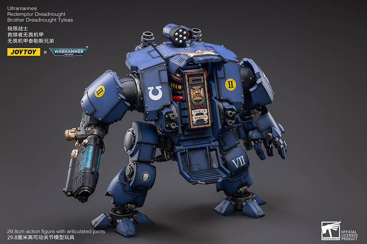 [พร้อมส่ง] Joy toy 1/18 [Reissue] - JT2757 : UItramarines Redemptor Dreadnought Brother Dreadnought Tyleas"