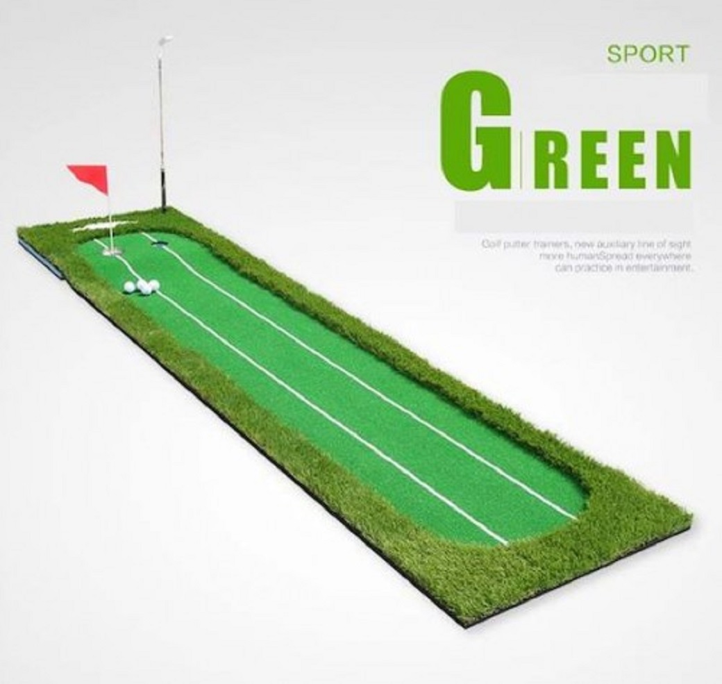 กรีนหญ้าเทียมซ้อมพัตต์ PGM GL009 ขนาดใหญ่ 0.75 x 3 เมตร