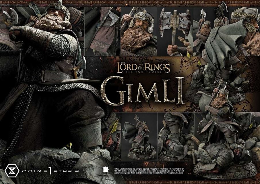 [สั่งจอง] Prime 1 Studio PMLOTR-09 1:4 : Gimli (The Lord of the Rings)