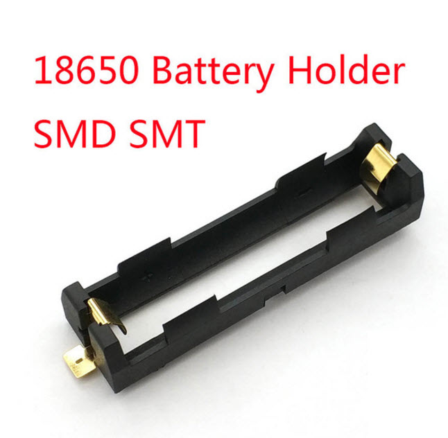 รางถ่าน 18650 battery box single section SMT patch battery holder SMD battery compartment