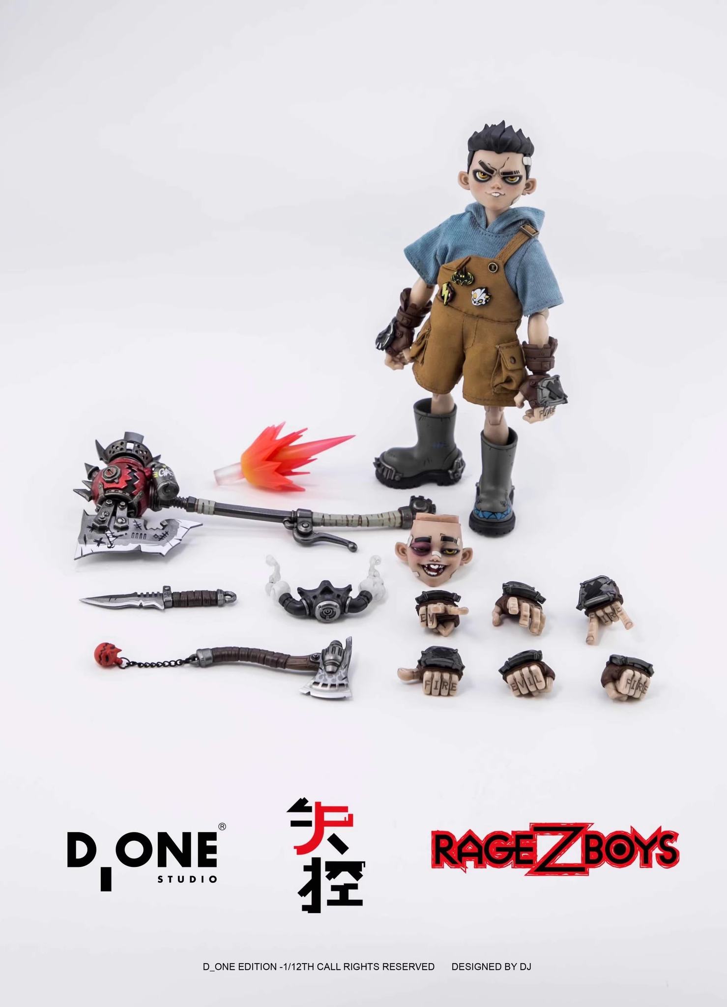 [สั่งจอง]DONE Studio 1/12 : Rage Z Boys