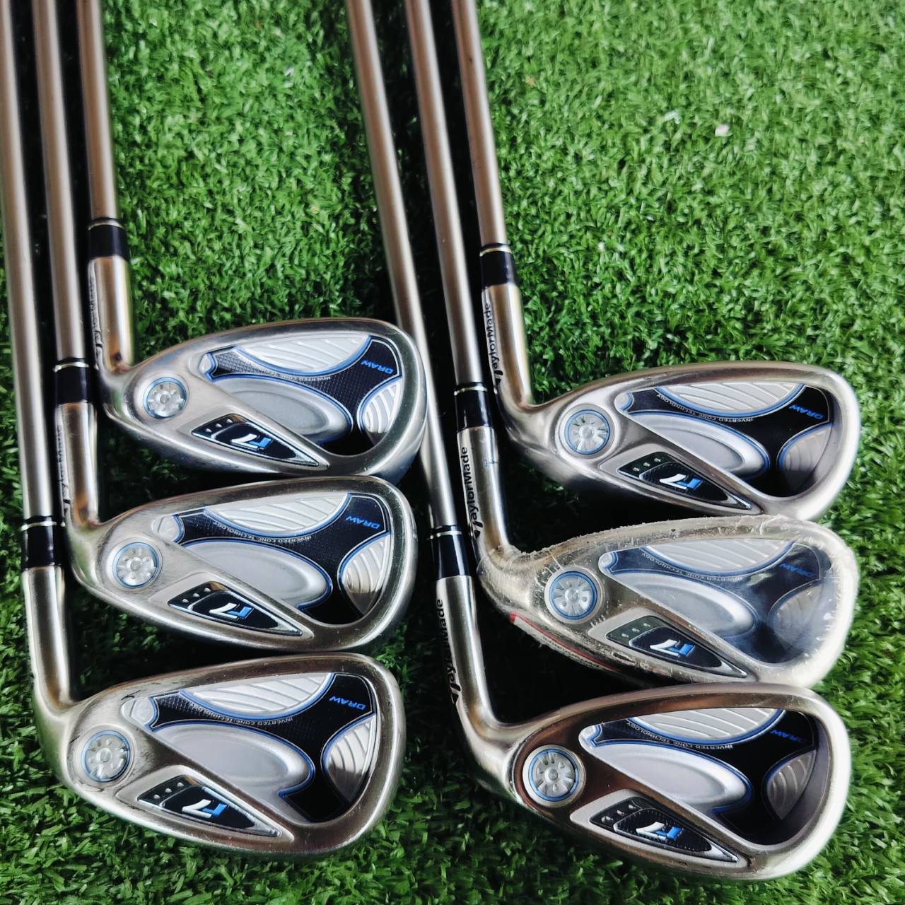 **ไม้กอล์ฟสำหรับผู้หญิง** **กริพเสีย** ชุดเหล็ก Taylormade R7 Draw ก้าน RE*AX45 FLEX LADY เป็นชุดเหล็กที่ช่วยคุณผู้หญิงอย่างมาก ไม้กอล์ฟพรีเมี่ยมมือสอง ของแท้ By NakaraLuxurious
