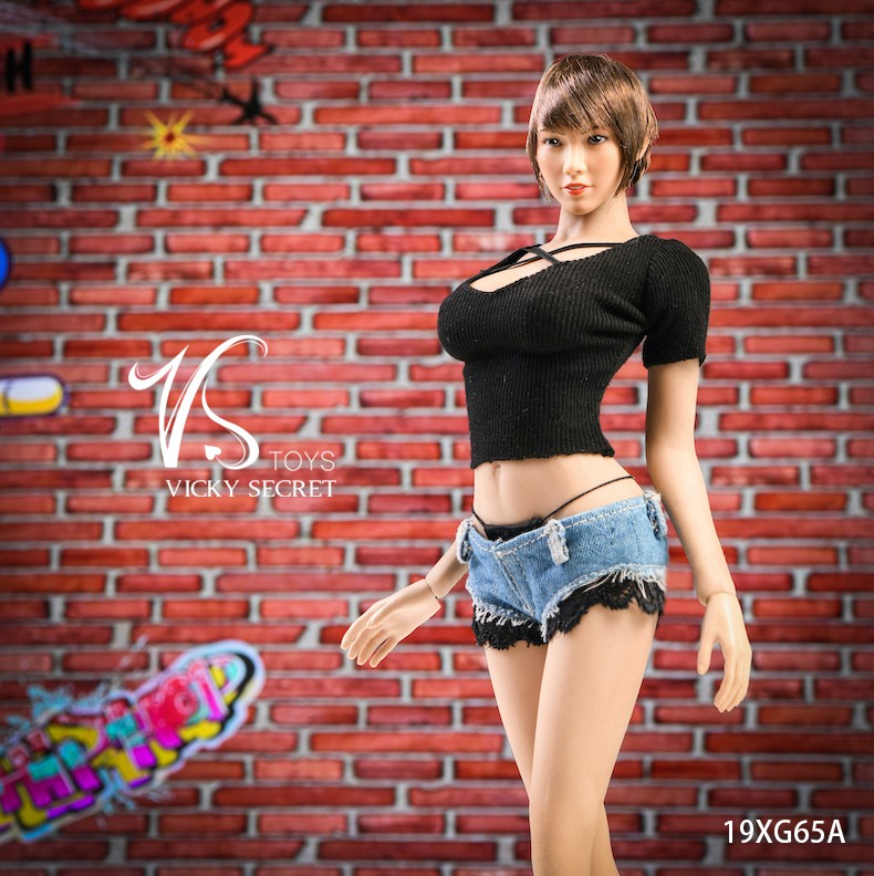 [สั่งจอง] VSTOYS 19XG65 A/B/C/D 1/6 Scale : Summer Denim Shorts Set