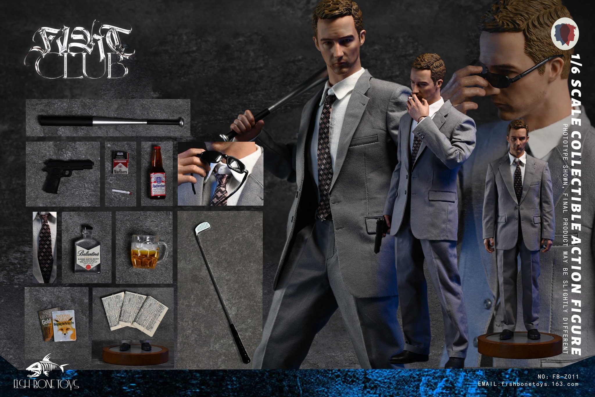 [สั่งจอง] FISH BONETOYS 1/6 : Fighting Club