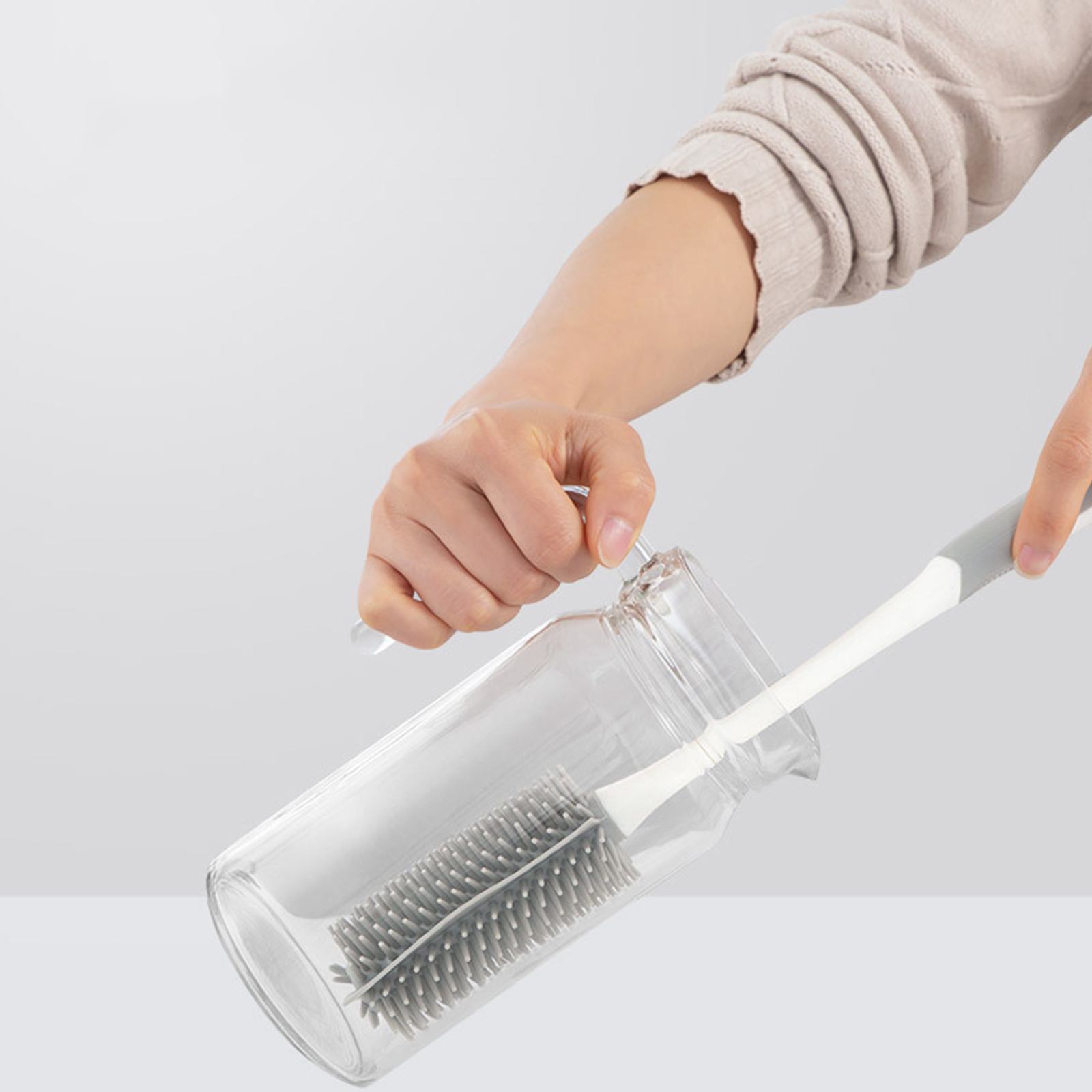 แปรงซิลิโคน ล้างอุปกรณ์ มี4รุ่น ล้างขวดนม/ล้างแก้ว/ที่ปาดจาน/แปรงขัดแซะ ซิลิโคน TPR ทนทาน ปลอดภัย