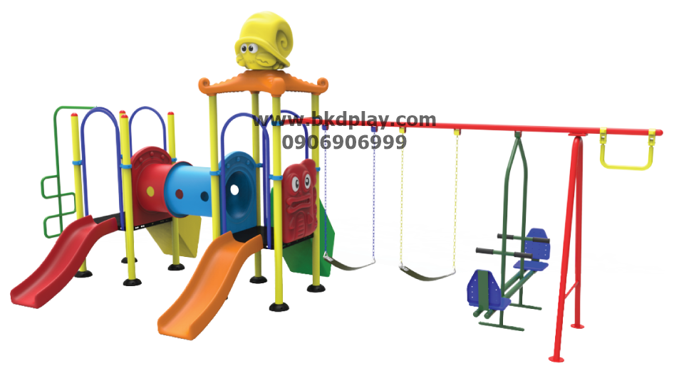 ชุดหอปลาหมึก+ปีนป่าย+ท่อลอด+ชิงช้าผสม เครื่องเล่นสนาม กลางแจ้ง เหล็ก, สไลเดอร์,ของเล่น สนามเด็กเล่น สั่งผลิต 10-20 วัน ขนาด: 280 x 750 x 250 CM.