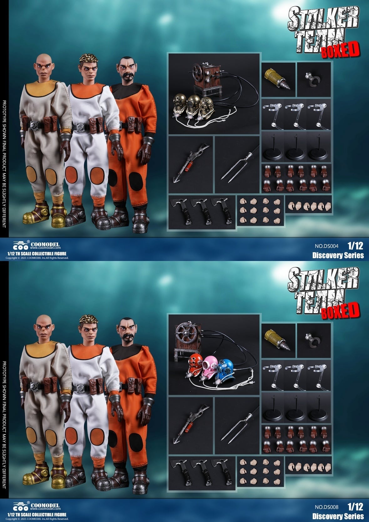 [สั่งจอง]COOMODEL 1/12 : DISCOVERY SERIES - STALKER TEAM (Bronze Edition/Color Edition)