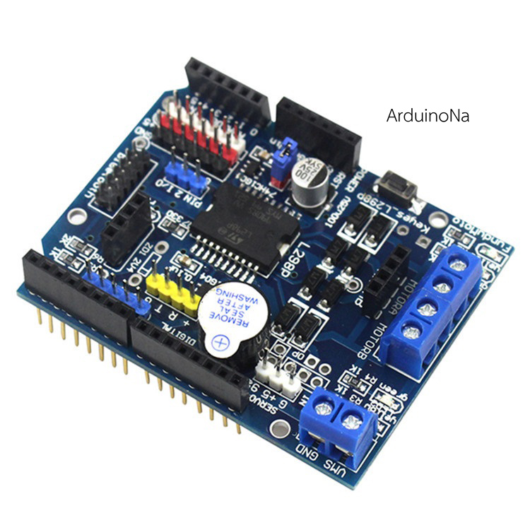 shield ขับมอเตอร์ L298P DC Motor Drive Shield / Expansion Board
