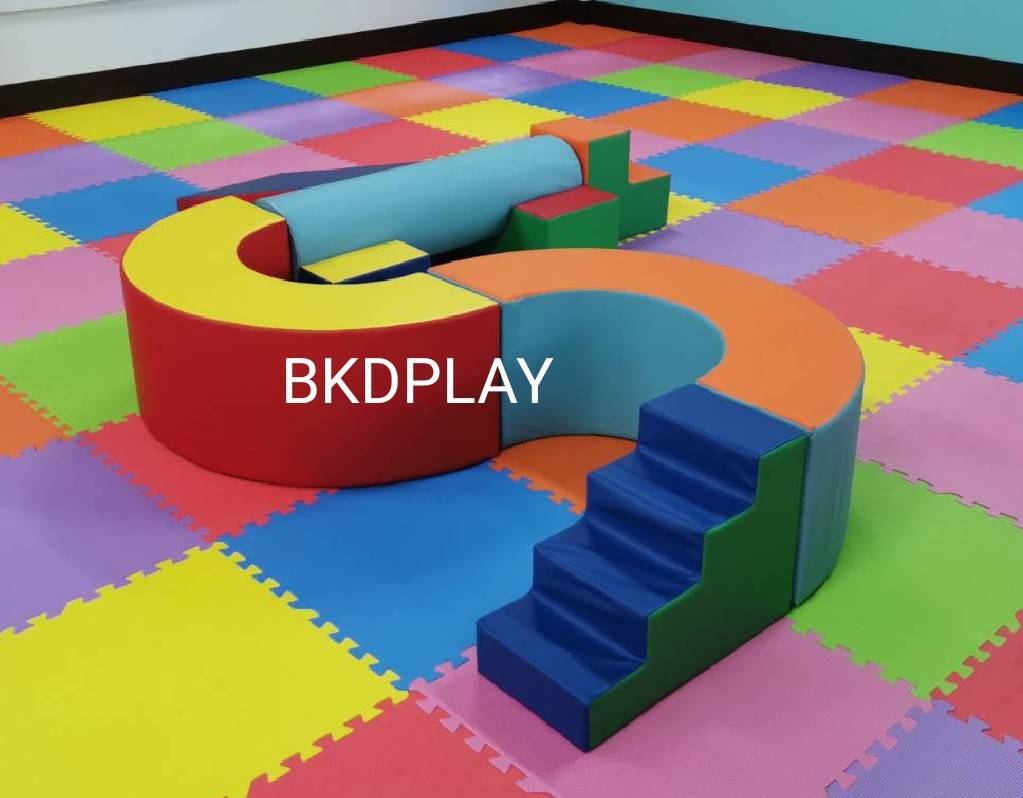 ชุดตัวSสูง45ซม. ทางเดินฝึกการทรงตัว-พัฒนาการนุ่มนิ่ม8ชิ้น ทางเดิน pvc, ตัวS เบาะนุ่มนิ่ม หนัง soft play, indoor playground เครื่องเล่นสนามในร่ม kidzone มุมเด็ก