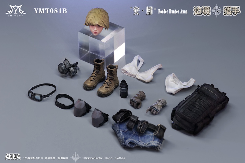 [พร้อมส่ง] YMTOYS 1/6 : Frontier Hunter First Shot - Border Hunter Anna (Accessories Pack)YMT081B หัวปั้น+ชุด+อุปกรณ์เสริม ไม่รวมบอดี้