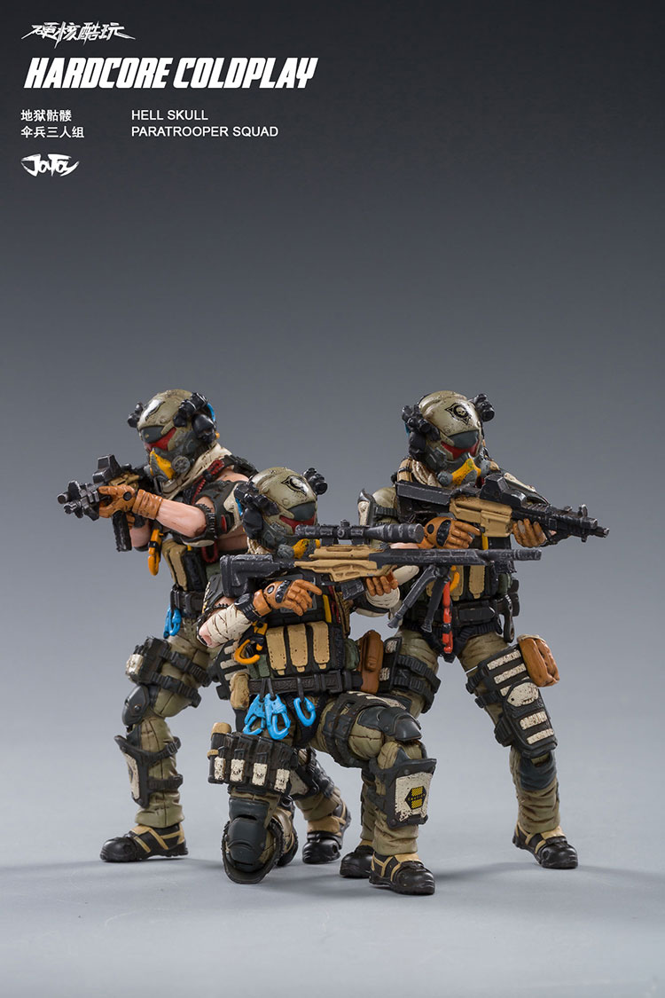 [สั่งจอง] JOYTOY 1/18 82011061 HELL SKULL PARATROOPER SQUAD