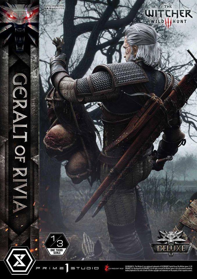 [สั่งจอง]Prime 1 Studio MMW3-01DX 1/3 scale Geralt of Rivia (The Witcher 3) Deluxe Version