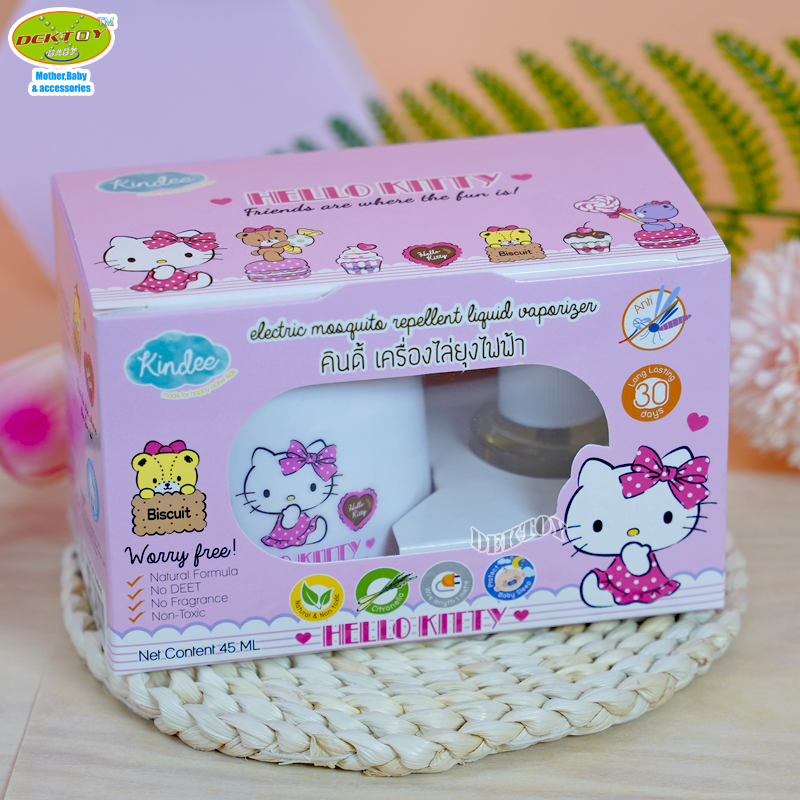 Kindee คินดี้ เครื่องไล่ยุงไฟฟ้าลายคิตตี้