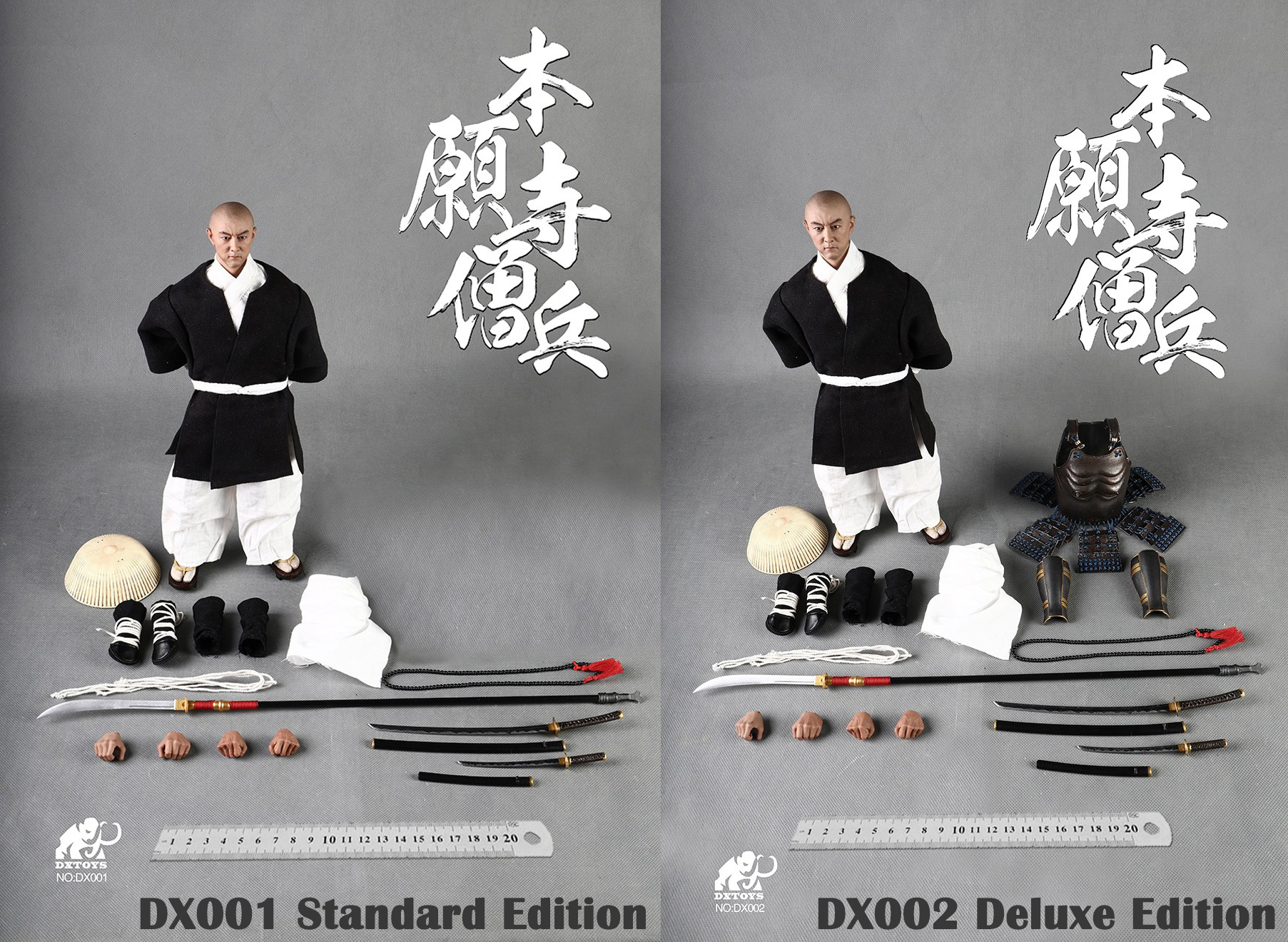 [สั่งจอง] DXTOYS 1/6 DX001/DX002 Japan Sengoku - Honganji Monk Soldier [Standard /Deluxe Edition]