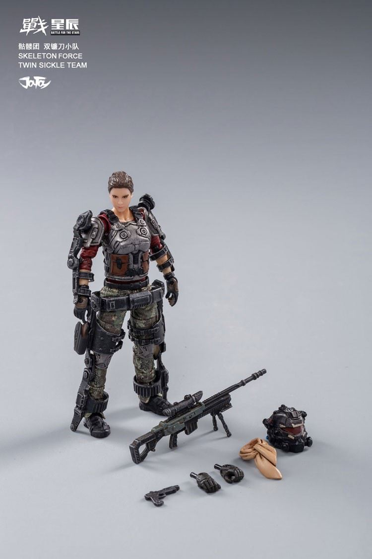 [สั่งจอง]JOYTOY JT0173 1/18 Skeleton Forces Double Sickle SQUAD + JT0265 Helan