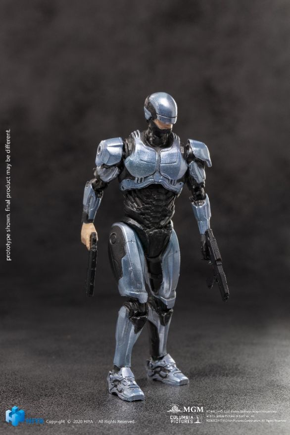 [สั่งจอง]Hiya LR0085 1/18 Exquisite Mini Series- ROBCOP 2014 ROBOCOP SILVER