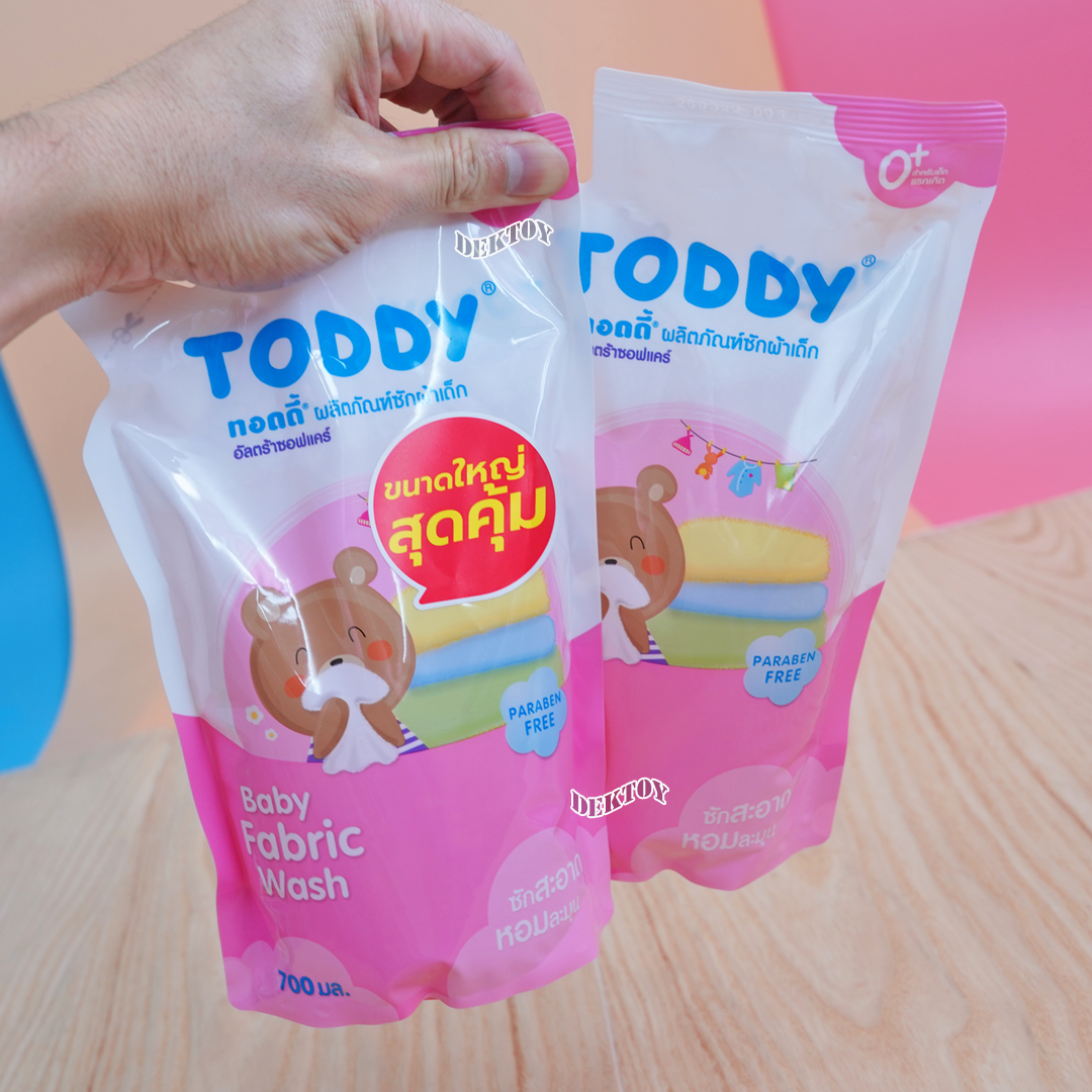 Toddy ทอดดี้ น้ำยาซักผ้าเด็กทอดดี้ซอฟแคร์700มล.