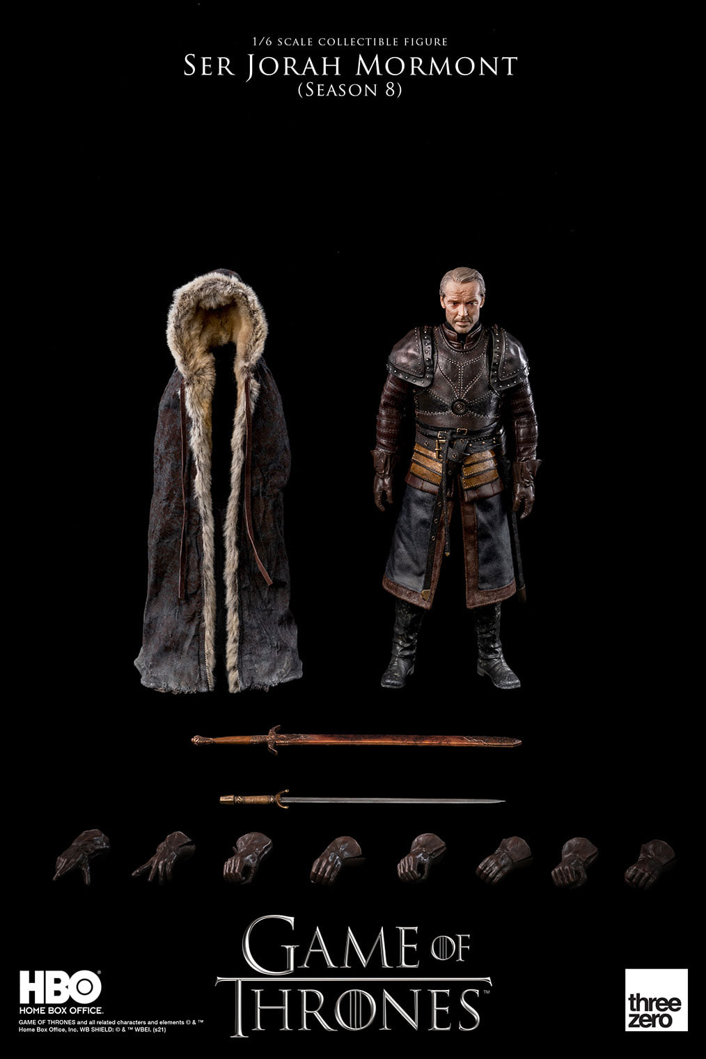 [สั่งจอง]Threezero 3Z0141 1/6 : Ser Jorah Mormont Game of Thrones - Season 8