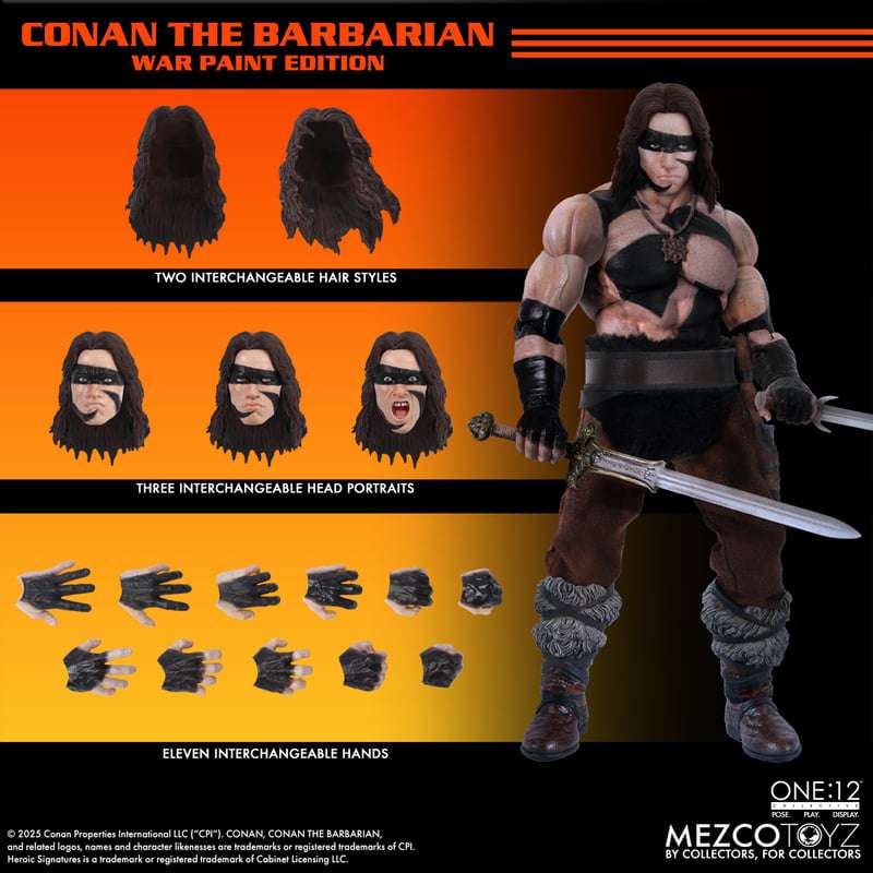 [สั่งจอง]Mezco Toyz One:12 Collective : Conan the Barbarian War Paint Ed