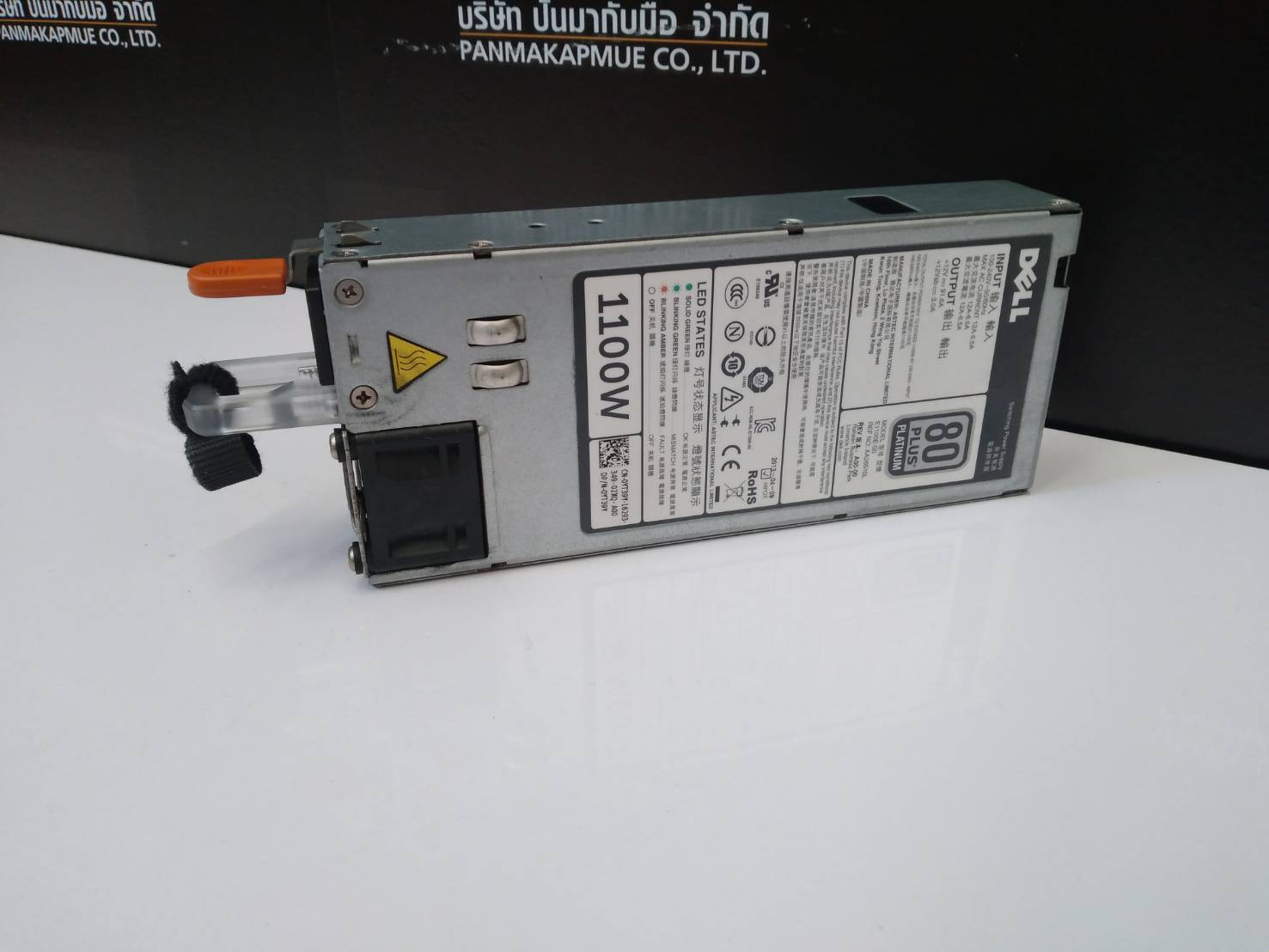 Dell 1100W Power Supply 0YT39Y YT39Y for 12G R720 R620 R520 T620 NTCWP