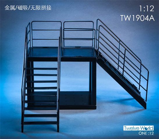 [สั่งจอง]TWTOYS TW1904A/TW1904B 1/12 Full Metal Stairs Diorama