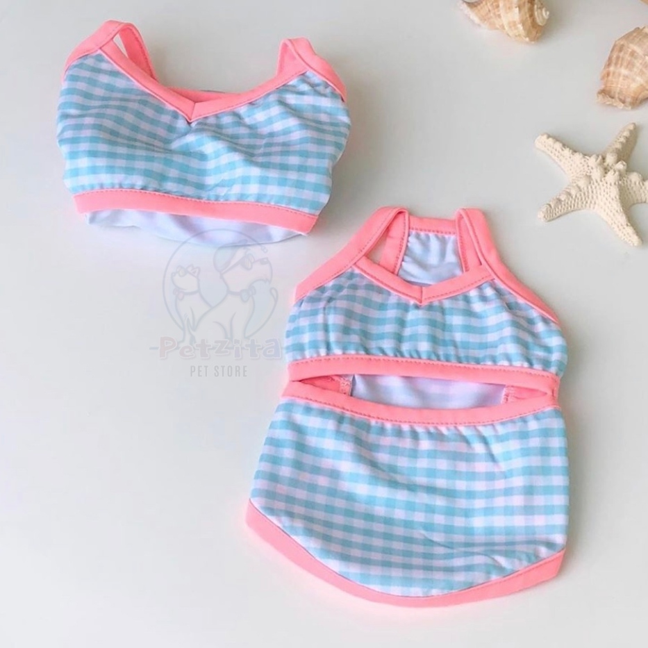🇹🇭พร้อมส่ง🇹🇭 👙👙👙 เดรสบิกินี่ BIKINI สุดน่ารัก - งานแบรนด์ for ชุดสุนัข เสื้อหมา เสื้อแมว