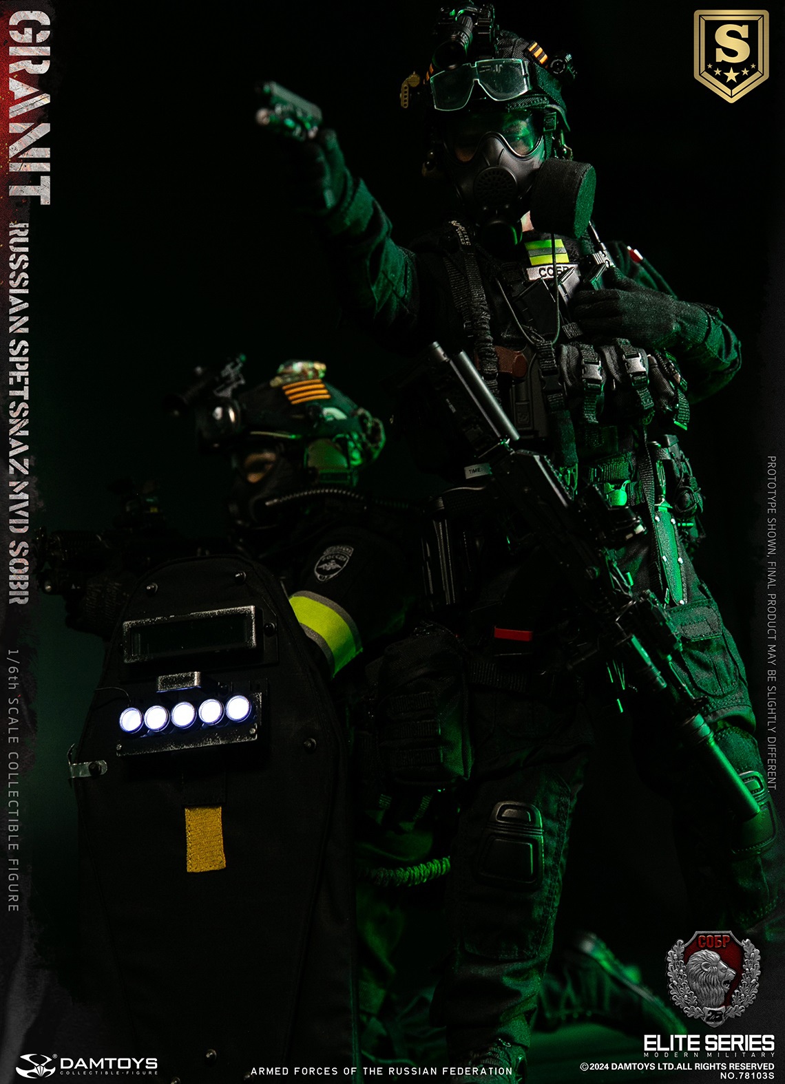 [สั่งจอง]DAMTOYS : 1/6 RUSSIAN SPETSNAZ MVD SOBR GRANIT