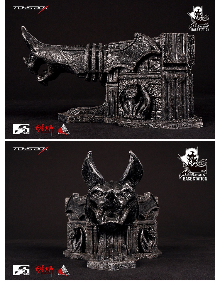 [สั่งจอง] ฐานหัวกากอยแนวโกธิค เหมาะสำหรับอัศวินราตรี Toys box SM001 1/6 Bat Base Station