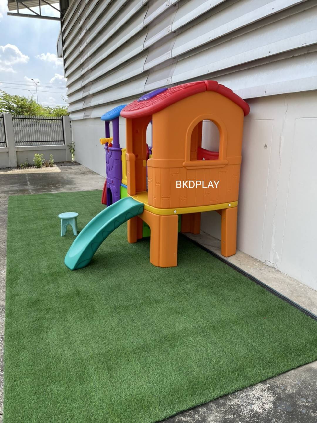 บ้านน้อย2ชั้นหลากสี บ้านสไลเดอร์ สไลเดอร์พร้อมปีนป่าย บ้านสไลเดอร์ของเล่น บ้านน้อยสองชั้น สไลเดอร์บ้าน,กระดานลื่น , เครื่องเล่นสนามในร่ม กลางแจ้ง kidszone พร้อมส่ง