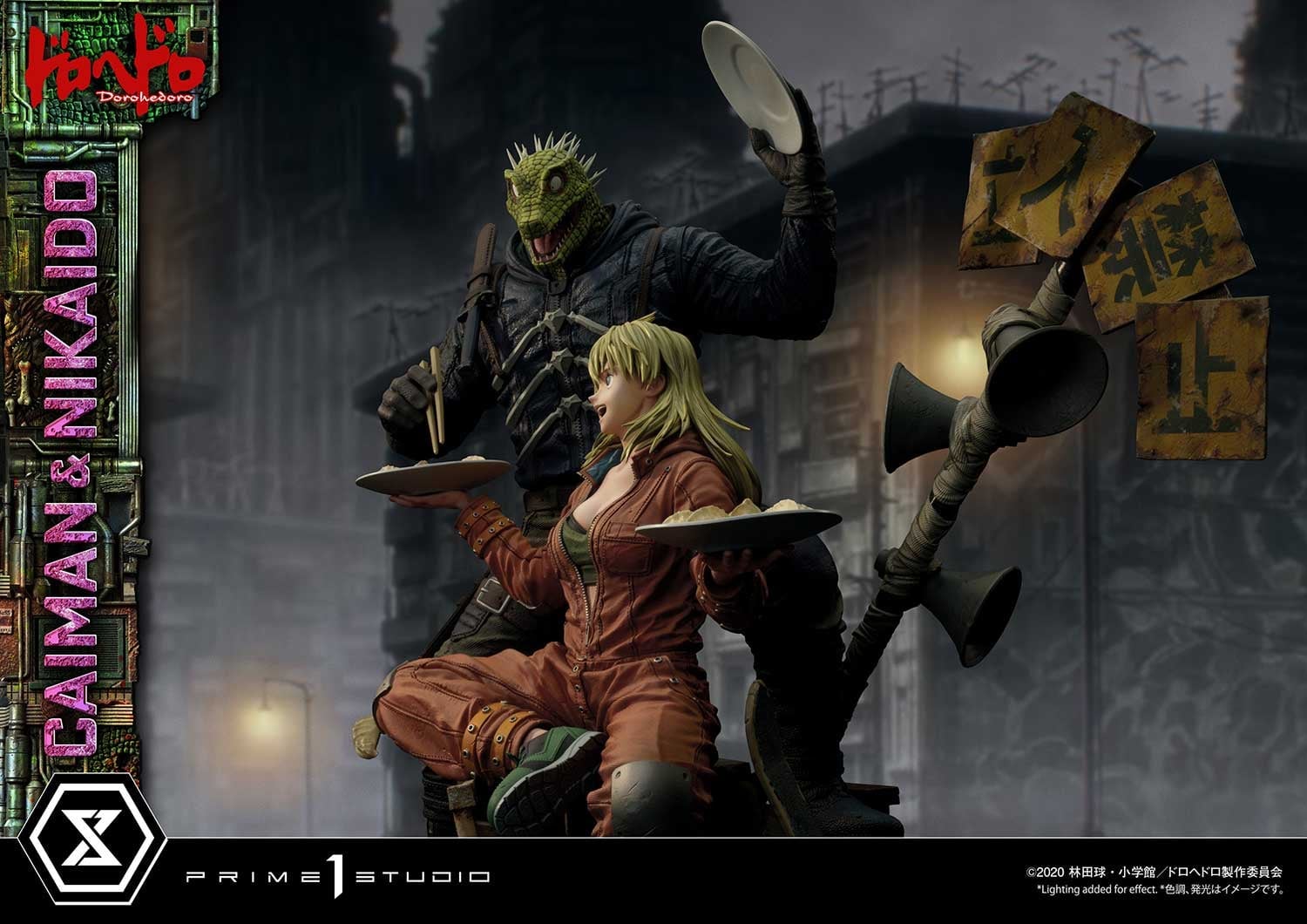 [สั่งจอง]Prime 1 Studio 1/4 : Caiman & Nikaido (Dorohedoro)