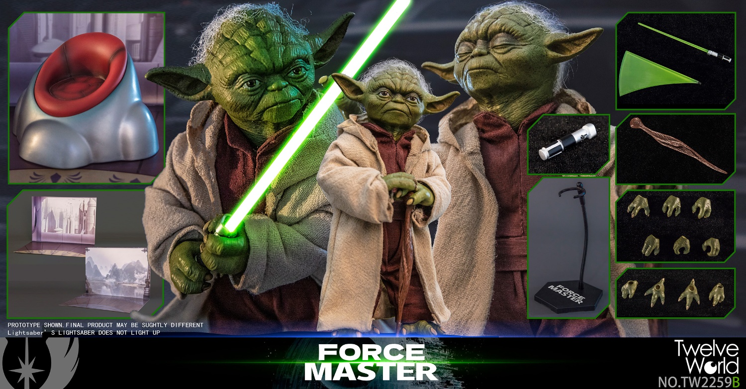 [สั่งจอง] TWTOYS 1/6 : Jedi Master Force Elder [Reissue]
