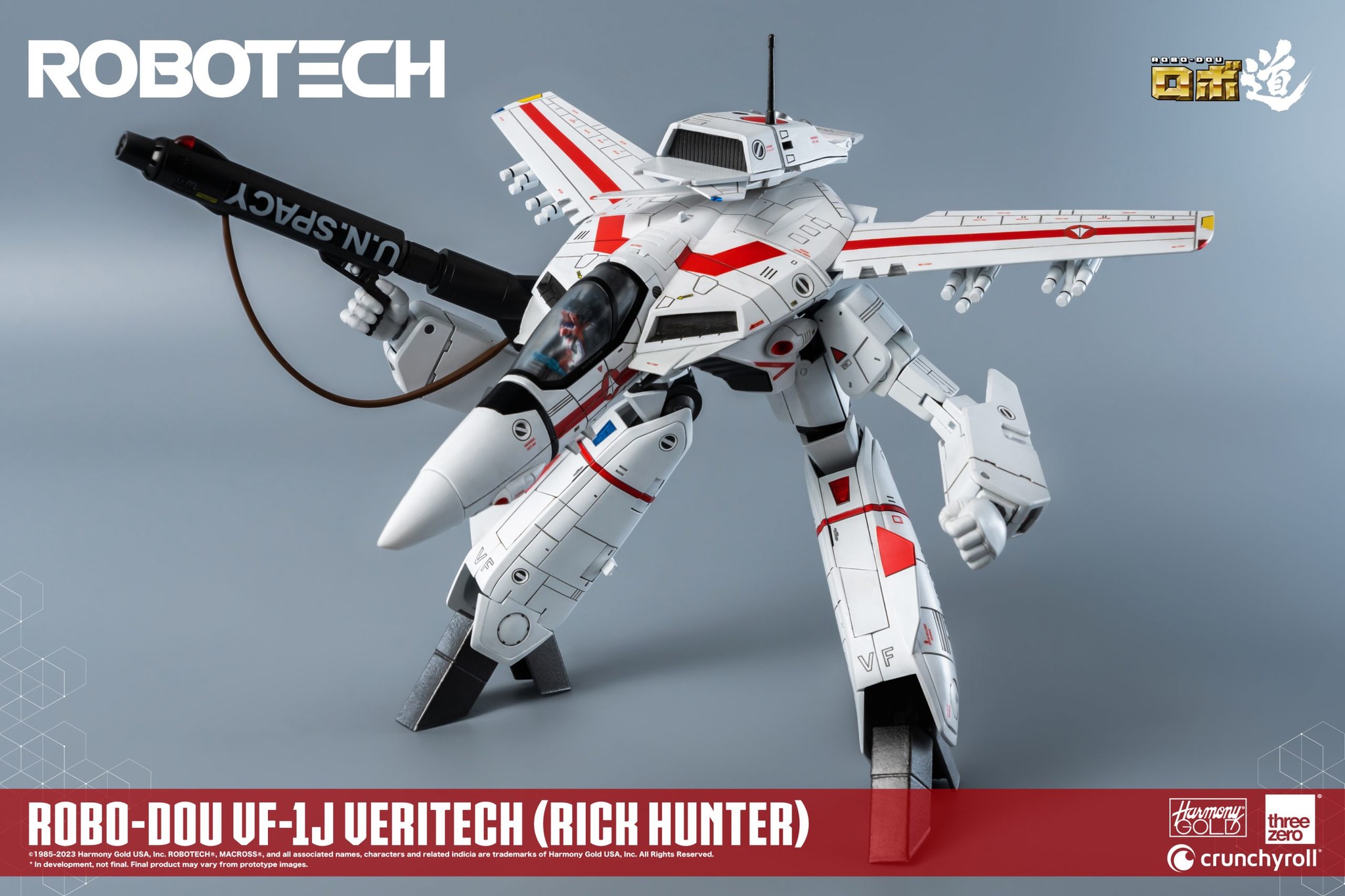 [สั่งจอง]threeZero 8” : Robotech - ROBO-DOU VF-1J Veritech (Rick Hunter)