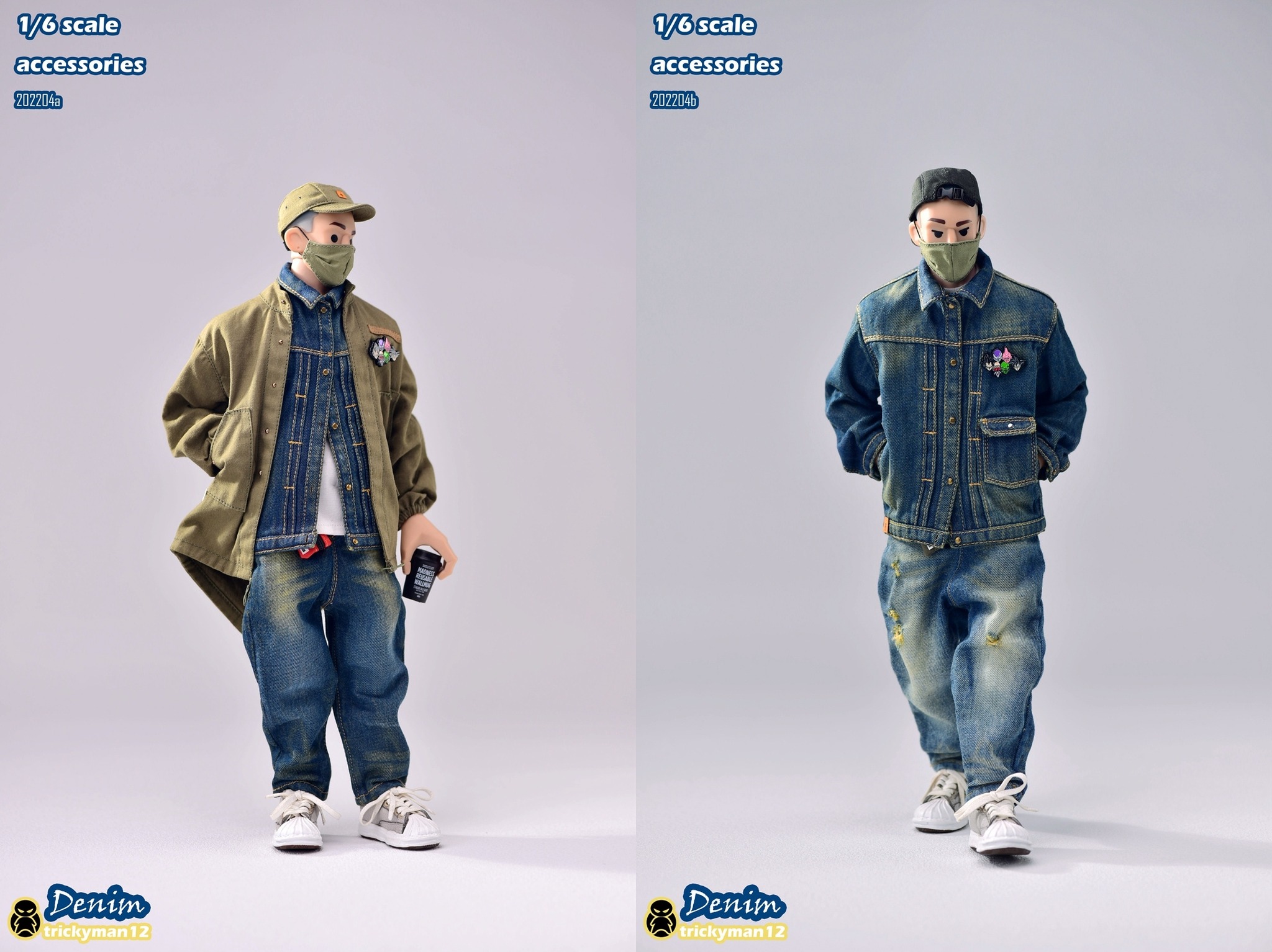 [สั่งจอง]Trickyman12 1/6 : Denim Clothing Set