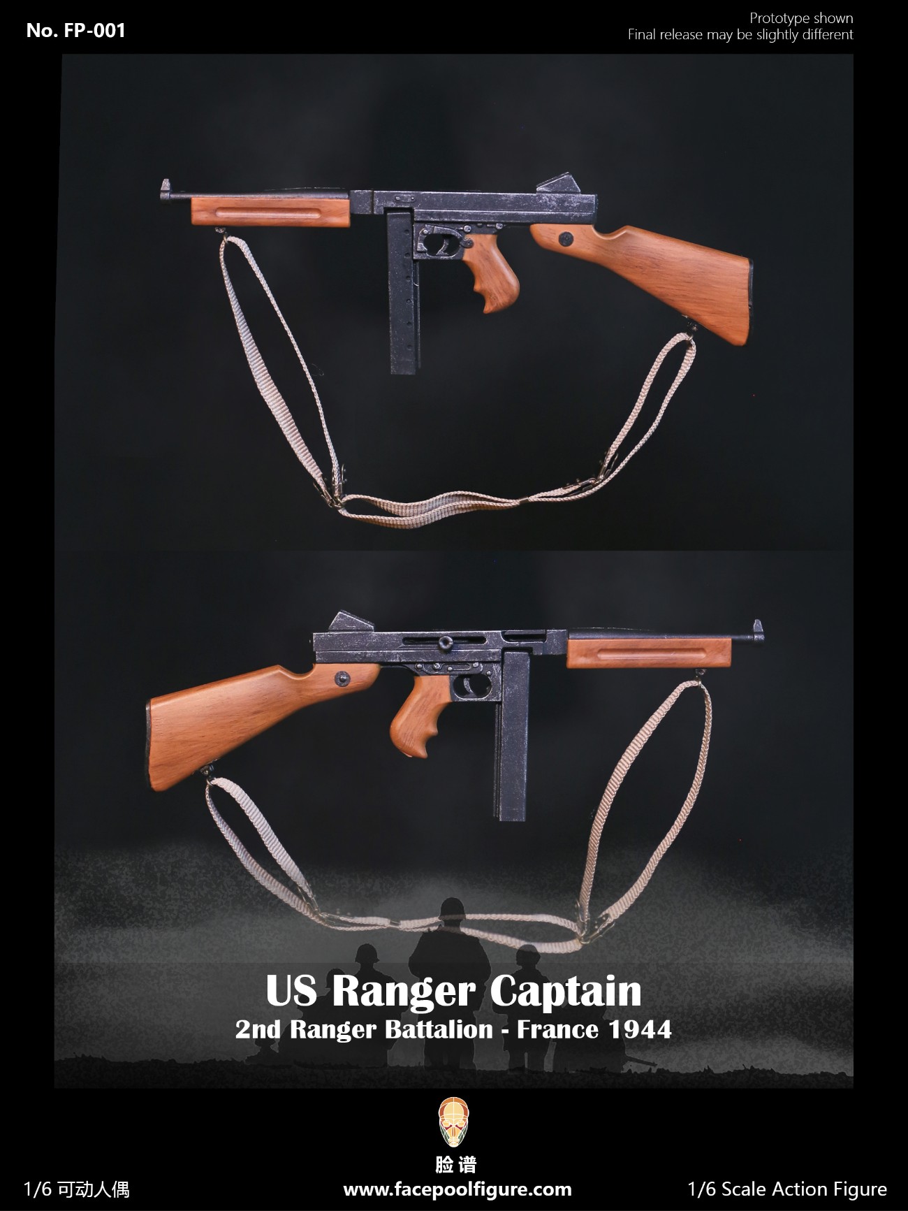 [สั่งจอง]Facepoolfigure FP001 1/6 US Ranger Captain - France 1944