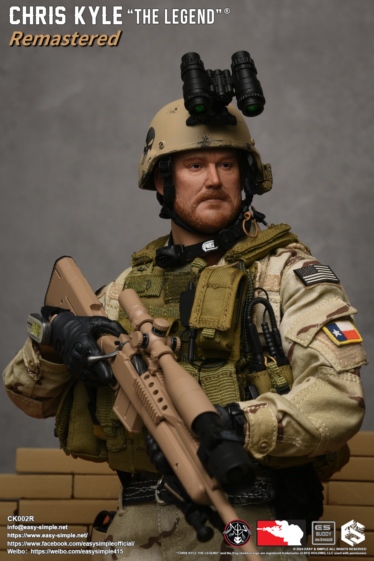 [พร้อมส่ง ] BlackOpsToys X Easy&Simple 1/6 : Chris Kyle "The Legend" Remastered