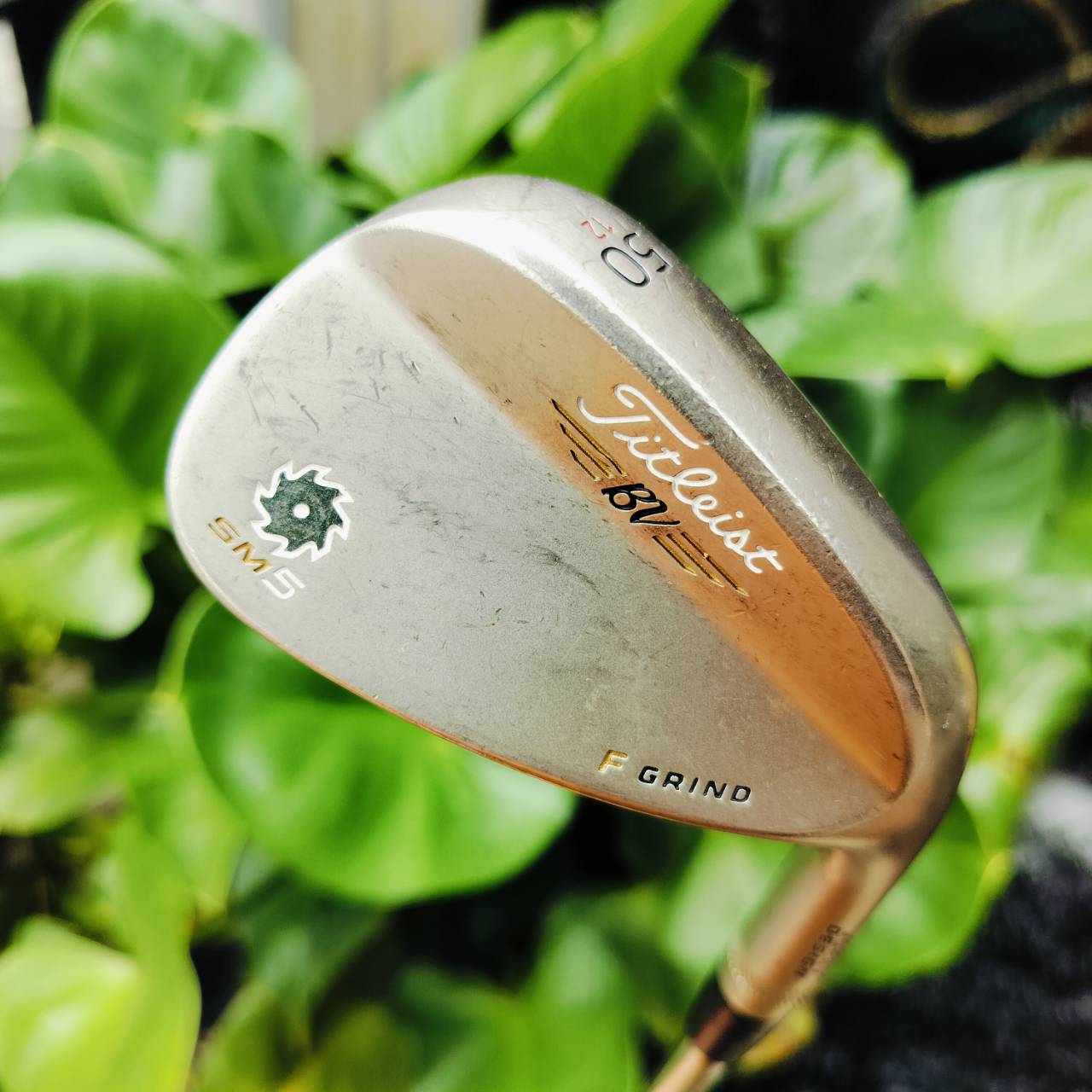WEDGE TITLEIST VOKEY DESIGN SM5 F GRIND องศา 50 BOUNCE 12 สภาพสวย ก้าน SM5 VOKEY DESIGN FLEX WEDGE ต้นตำหรับสปินสุดโหด ไม้กอล์ฟพรีเมี่ยมมือสอง ของแท้ By NakaraLuxurious