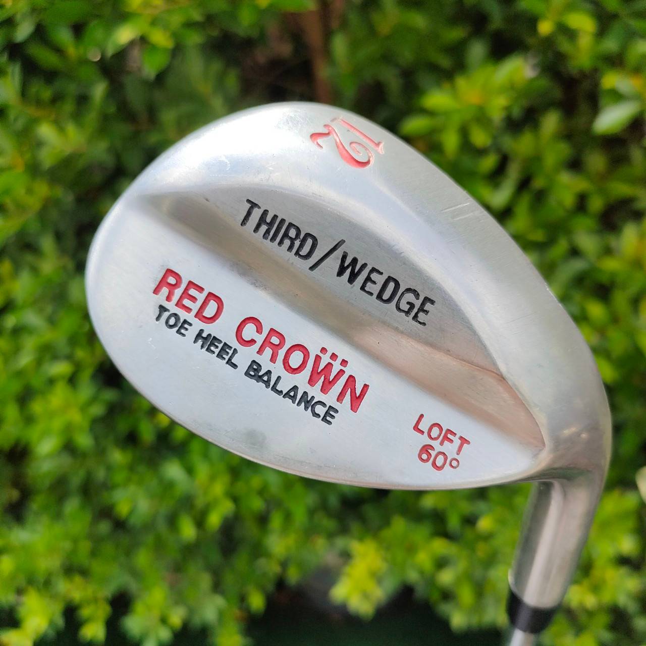 WEDGE THIRD RED CROWN TOW HEEL BALANCE องศา 60 ก้าน TT LITE Sole วางไว้แบบพิเศษให้สอดพื้น!! ระเบิดทรายได้ดีมาก!! ใบใหญ่ ชิพไม่มีพลาด!! ไม้กอล์ฟมือสอง ของแท้ BY NakaraLuxurious