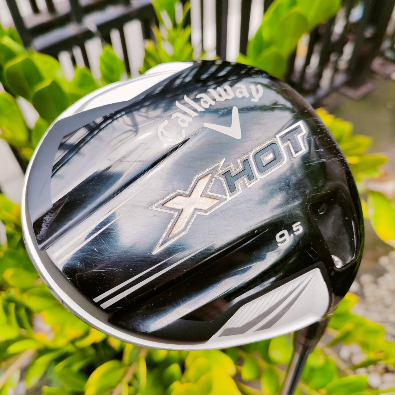 Driver Callaway X-HOT องศา 9.5 ก้าน TOUR AD JYS-6.5 FLEX X ก้านแข็งตีแรงเอาอยู่ หัวใหญ่ตีโดนง่าย ชดเชยความผิดพลาดสูง และส่งพลังมาก ไม้กอล์ฟพรีเมี่ยมมือสอง ของแท้ By NakaraLuxurious