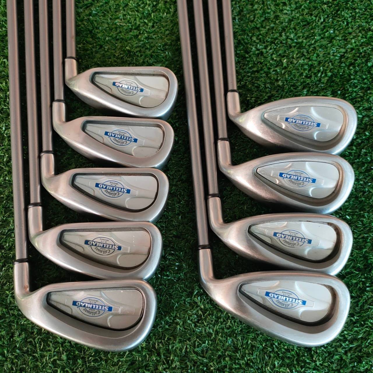 🏌️ ชุดเหล็ก CALLAWAY STEELHEAD X-14 มีเหล็ก 3-9 เเละ PW SW ก้าน CALLAWAY BIG BERTHA STEELHEAD X-14 FLEX FIRM ไม้กอล์ฟมือสอง ของแท้ BY NakaraLuxurious