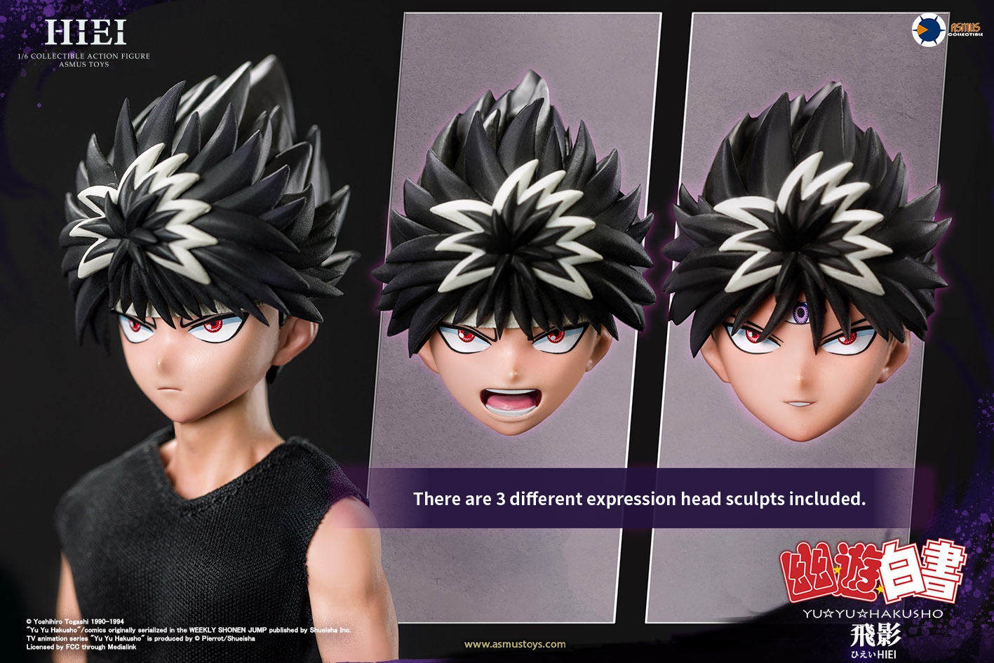 [สั่งจอง]Asmus toys 1/6 : Yu Yu Hakusho - HIEI