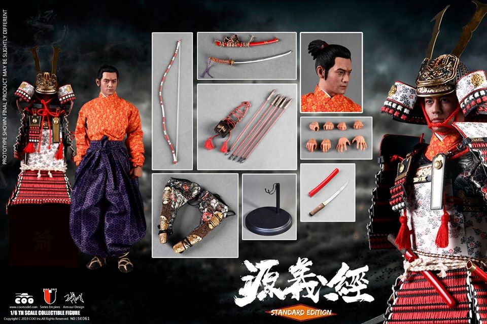 [สั่งจอง]COOMODEL SE061 1/6 MINAMOTO NO YOSHITSUNE (STANDARD VERSION)