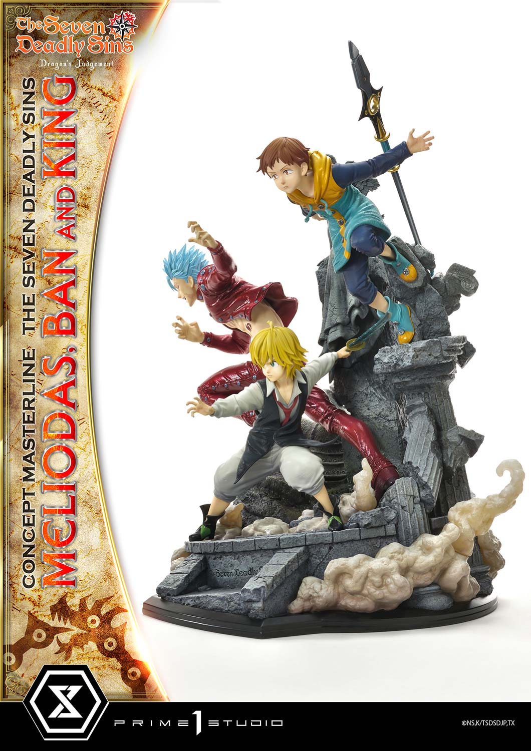 [สั่งจอง]Prime 1 Studio : Meliodas, Ban, and King (The Seven Deadly Sins)