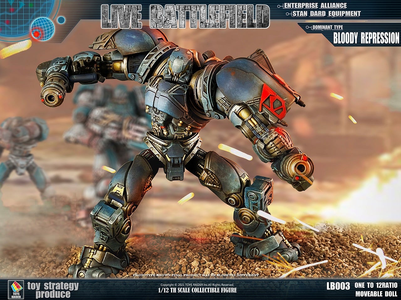 [สั่งจอง]TOYS RAIDER 1/12 : LIVE BATTLEFIELD - Conqueror Mech