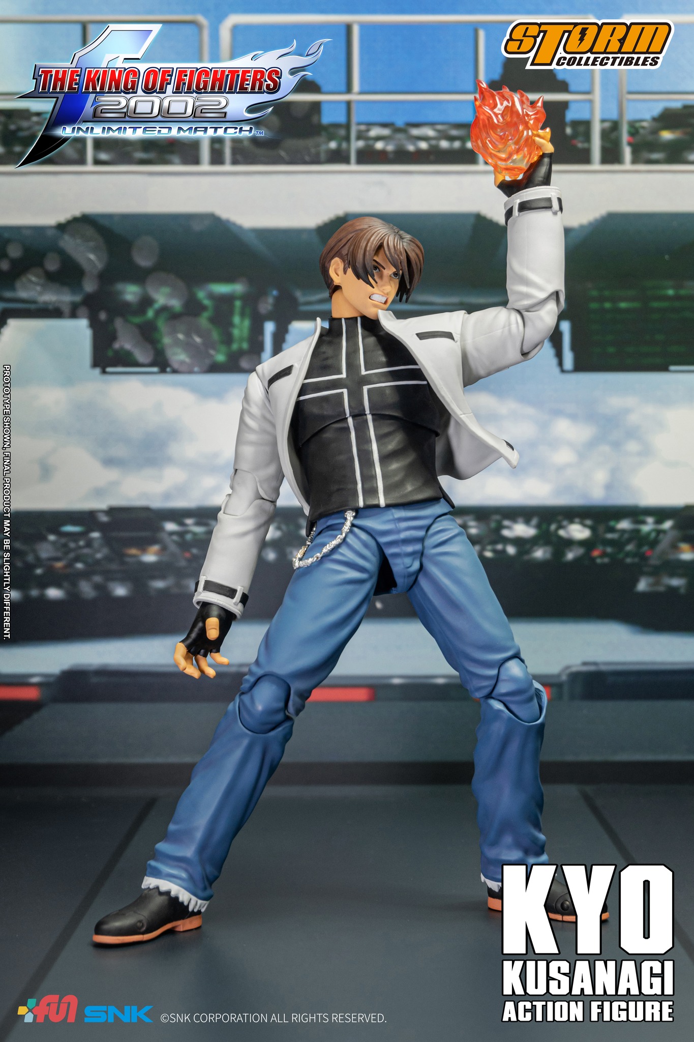 [สั่งจอง]Storm Collectibles SKKF08 1/12 : King of Fighters 2002 Unlimited Match - KYO KUSANAGI