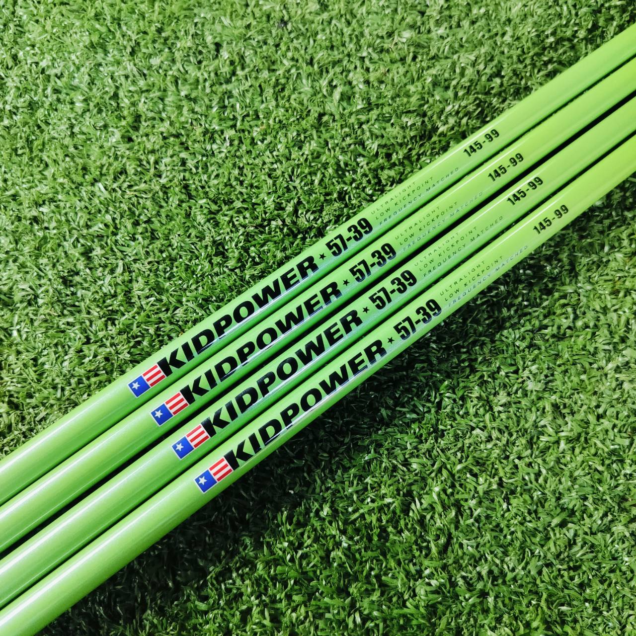 ก้านหัวไม้ ใส่ไม้กอล์ฟเด็ก🏌️♀️ ก้าน U.S. Kids Golf KIDPOWER 57-39 ความยาวเฉพาะก้าน 38 นิ้ว เป็นก้านสำหรับเด็กที่ดีที่สุดในโลก สามารถใส่ชุดเหล็กเด็กได้ทุกยี่ห้อ