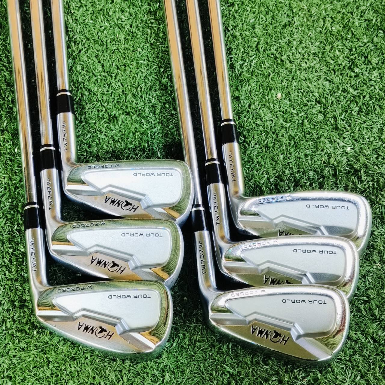 ชุดเหล็ก Honma Tour World TW737vn สุดยอดวัสดุ W-Forged ระดับพรีเมี่ยม MADE IN JAPAN SAKATA ตัว Vn ตีง่ายที่สุด มากับก้านตัวเด็ด NS PRO MODUS FLEX S มีเหล็ก 5 6 7 8 9 10 ครบๆ มันส์ๆเลยค่ะ ไม้กอล์ฟพรีเมี่ยมมือสอง ของแท้ By NakaraLuxurious