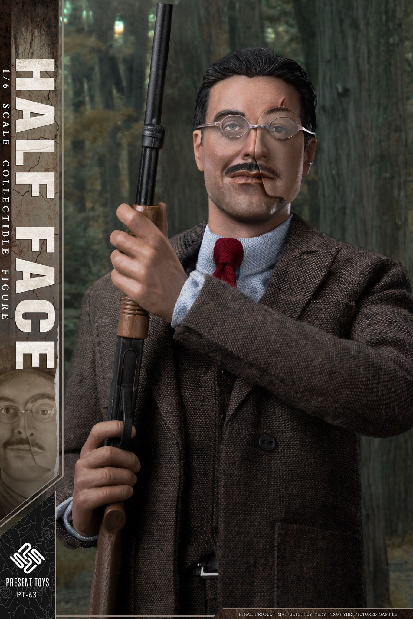 [สั่งจอง]PRESENT TOYS PT-sp63 1/6 : Half Face