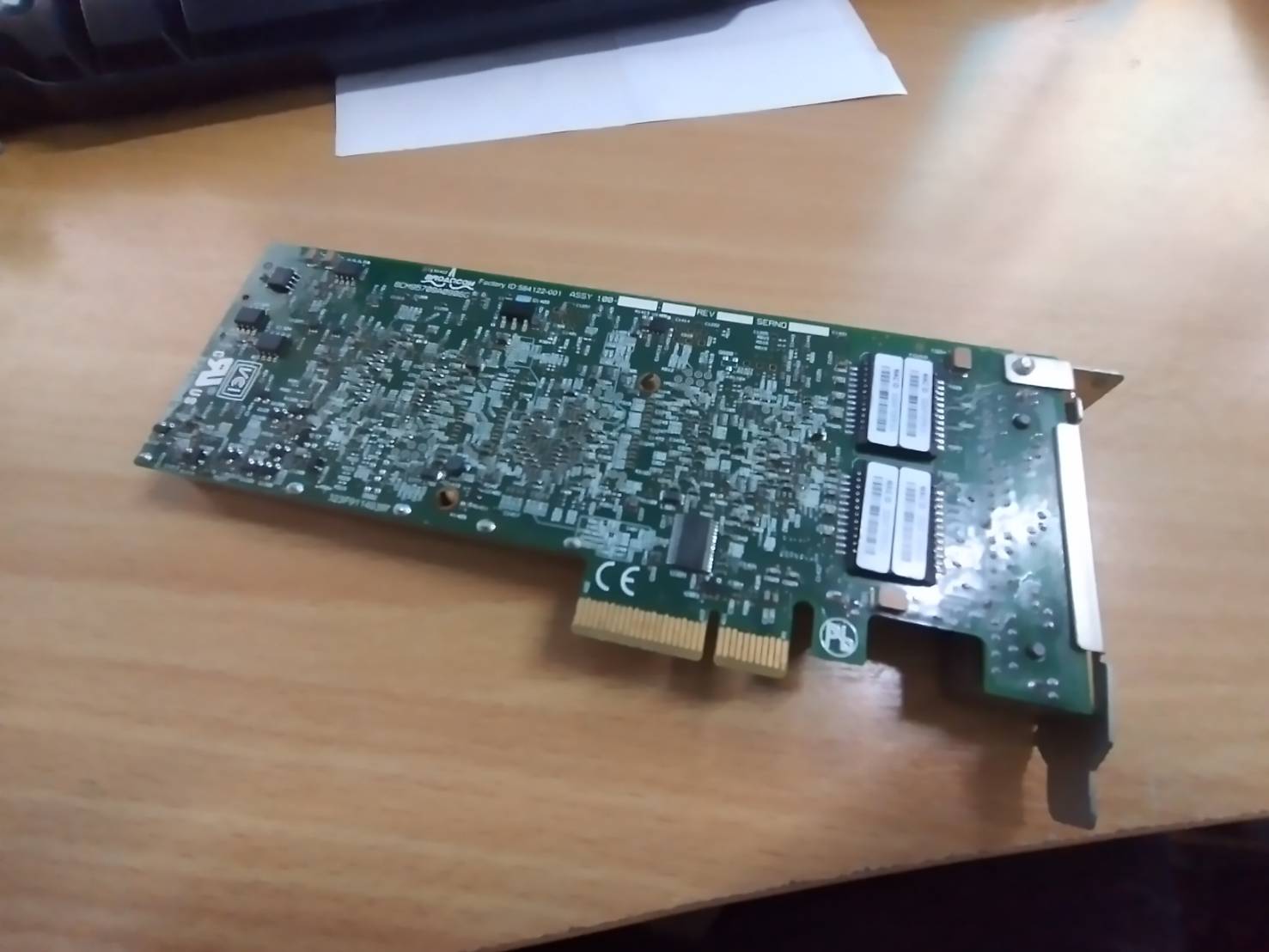 Dell 0P736R P736R Broadcom Quad Port 1GBps PCI-E GIGABIT Network Card BCM5709C ขาสั้น